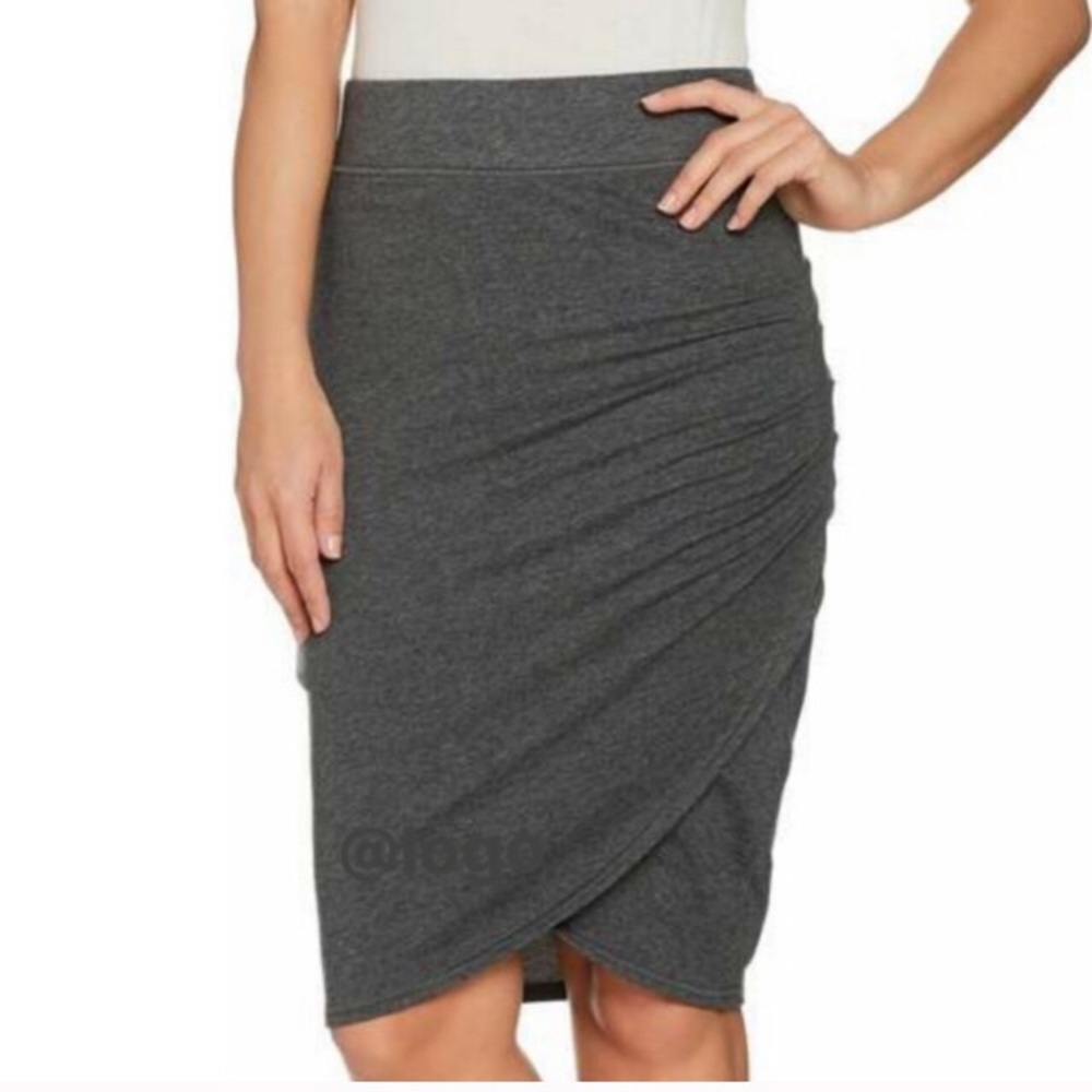 LOGO Lounge French Tulip Terry Pencil Skirt